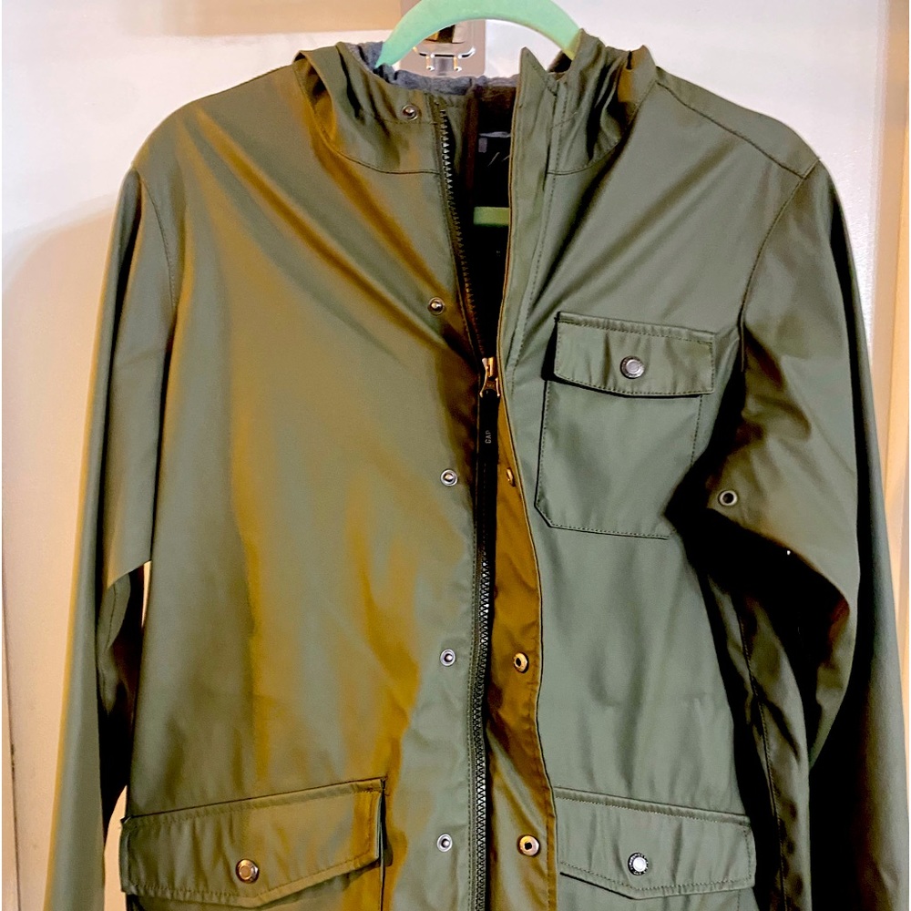 Super cute gap kids lined rain jacket size xl (12)